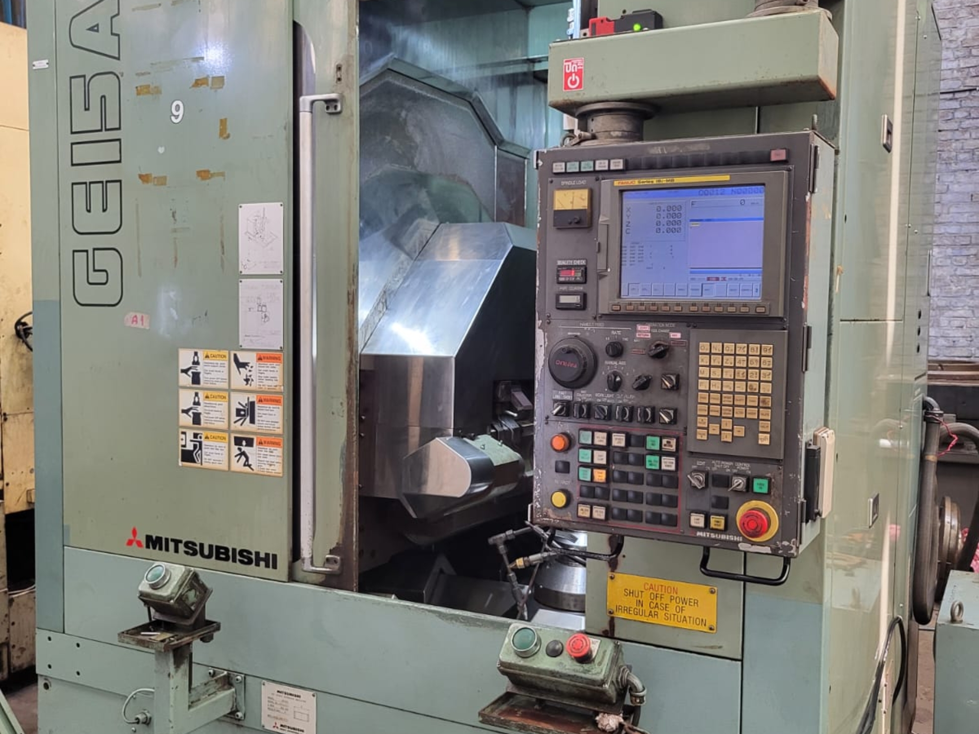 Mitsubishi GE 15 CNC Gear Hobbing Machine